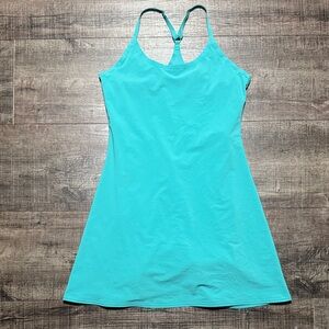 Outdoor Voices Aqua Sleeveless Dress